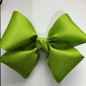 Moño Boutique 7.5 cm, verde lima