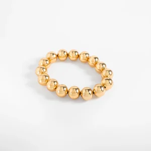 Pulsera elastica dorada