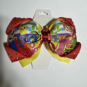 Moño paw patrol de 7.5 cm