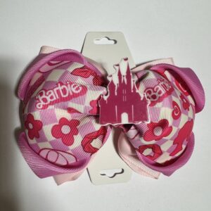 Moño estampado barbie