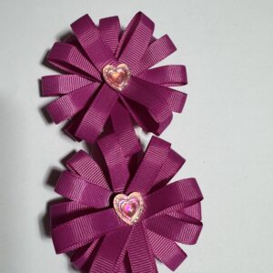 Accesorio para bebé con listón de 1 cm color rosa fucsia