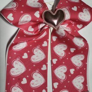 Coletero de corazón listón 7.5 cm