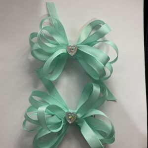 Moño pulpo, color menta